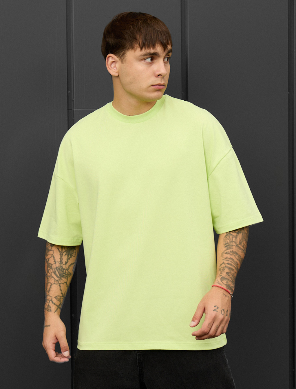 Koszulka Staff light green oversize