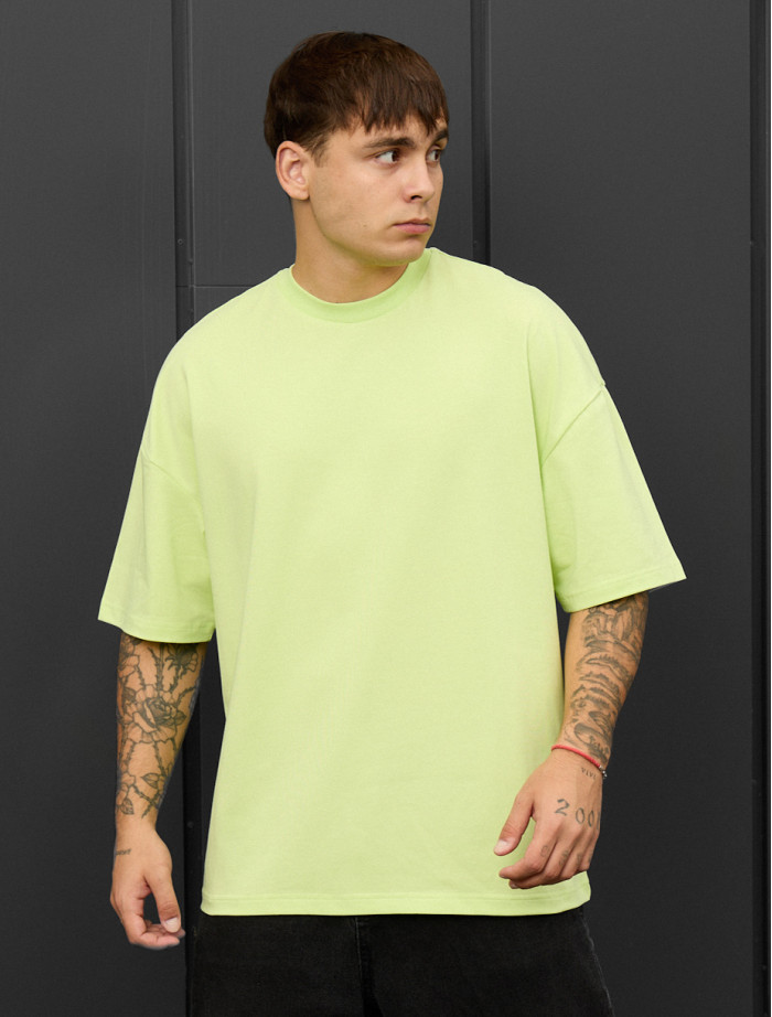 Koszulka Staff light green oversize