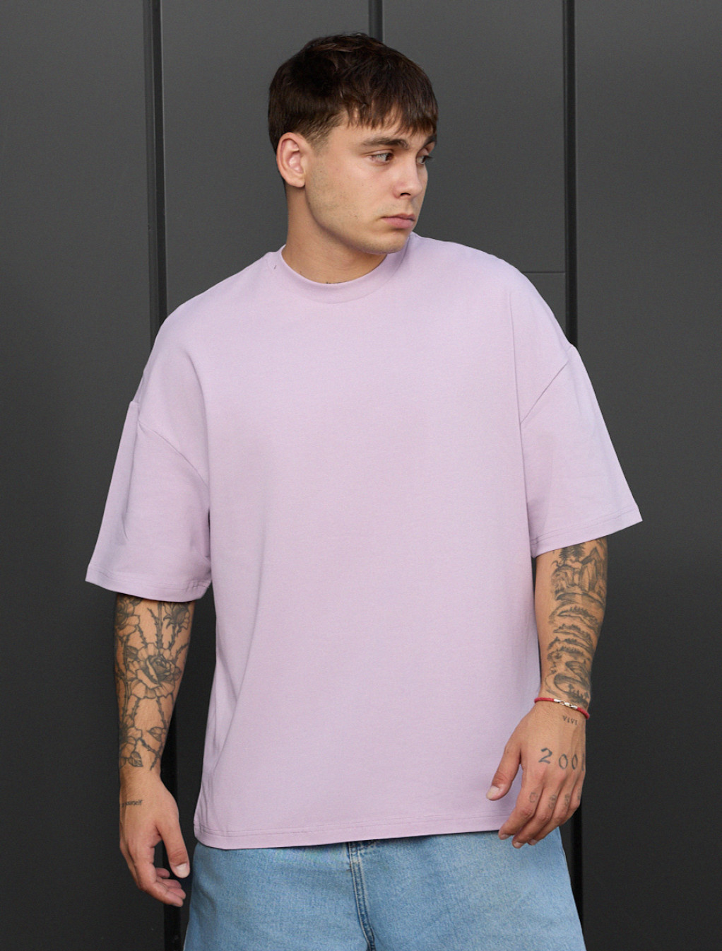 Koszulka Staff lilac oversize