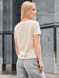 Koszulka Staff in milk & pink