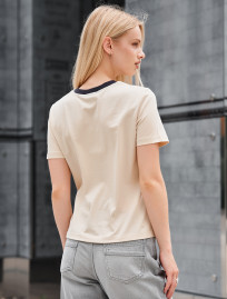 Koszulka Staff in milk & navy