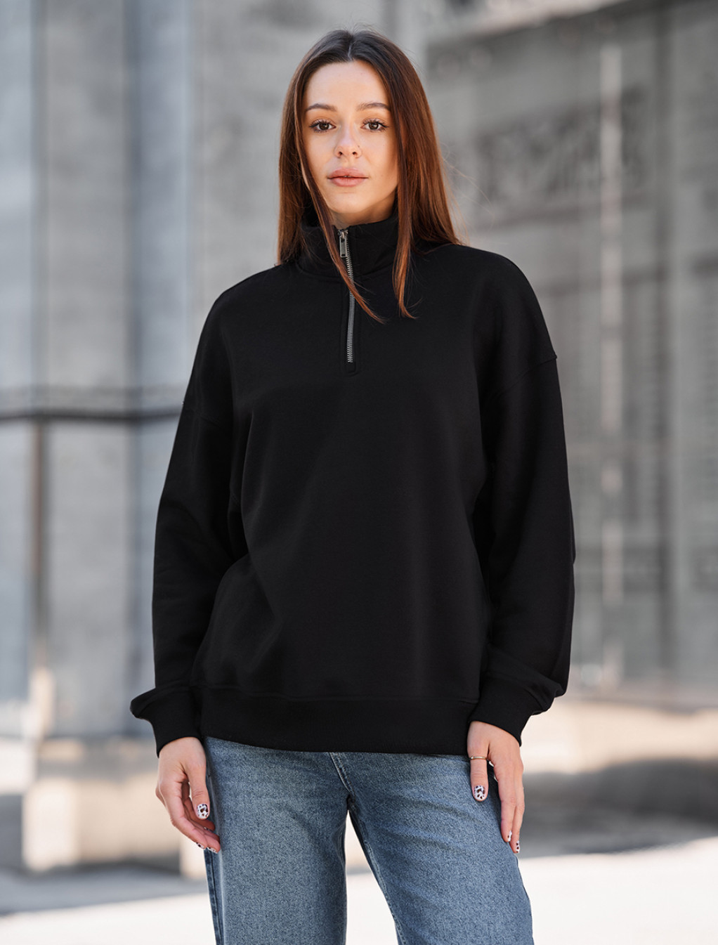 Olimpijkę Staff mau black oversize