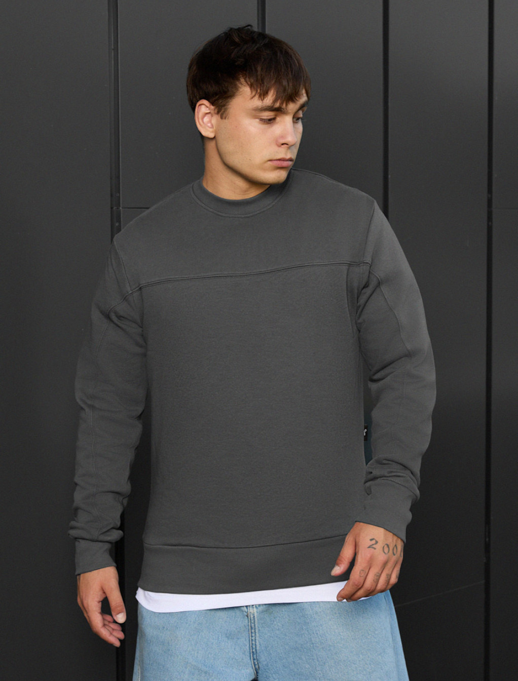 Bluza Staff dark gray basic