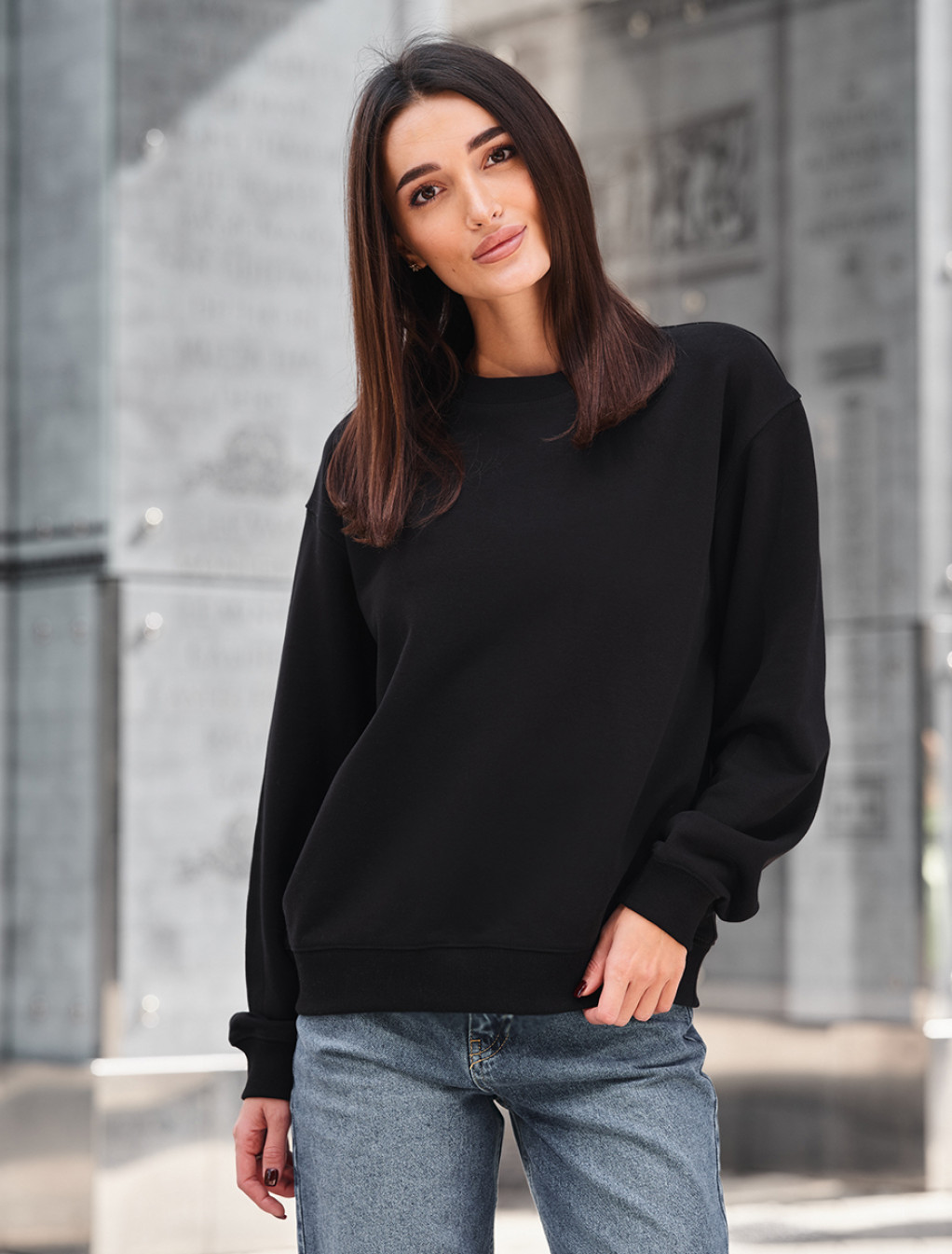 Bluza Staff zy black oversize