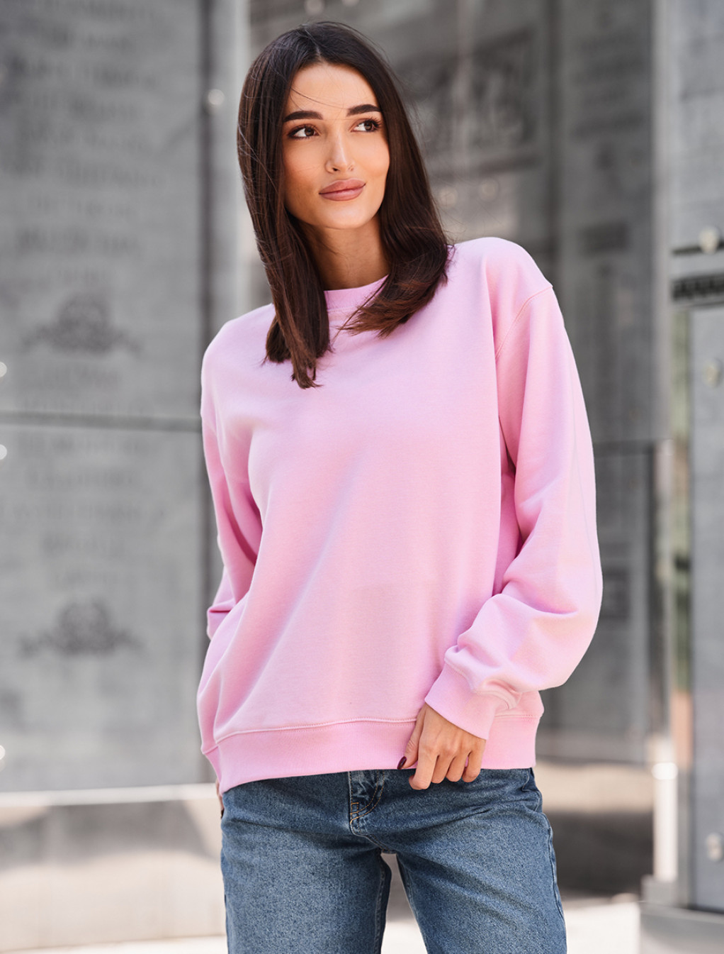 Bluza Staff zy pink oversize