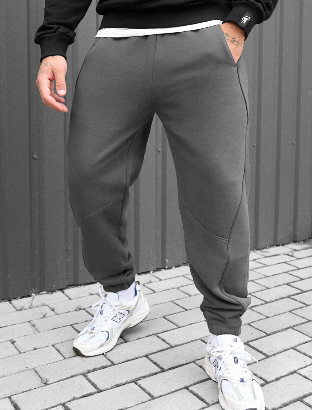 Spodnie dresowe Staff ers gray