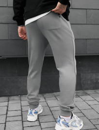 Spodnie dresowe Staff zem light gray