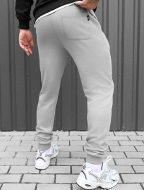 Spodnie dresowe Staff zem light gray