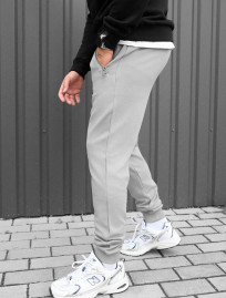 Spodnie dresowe Staff zem light gray