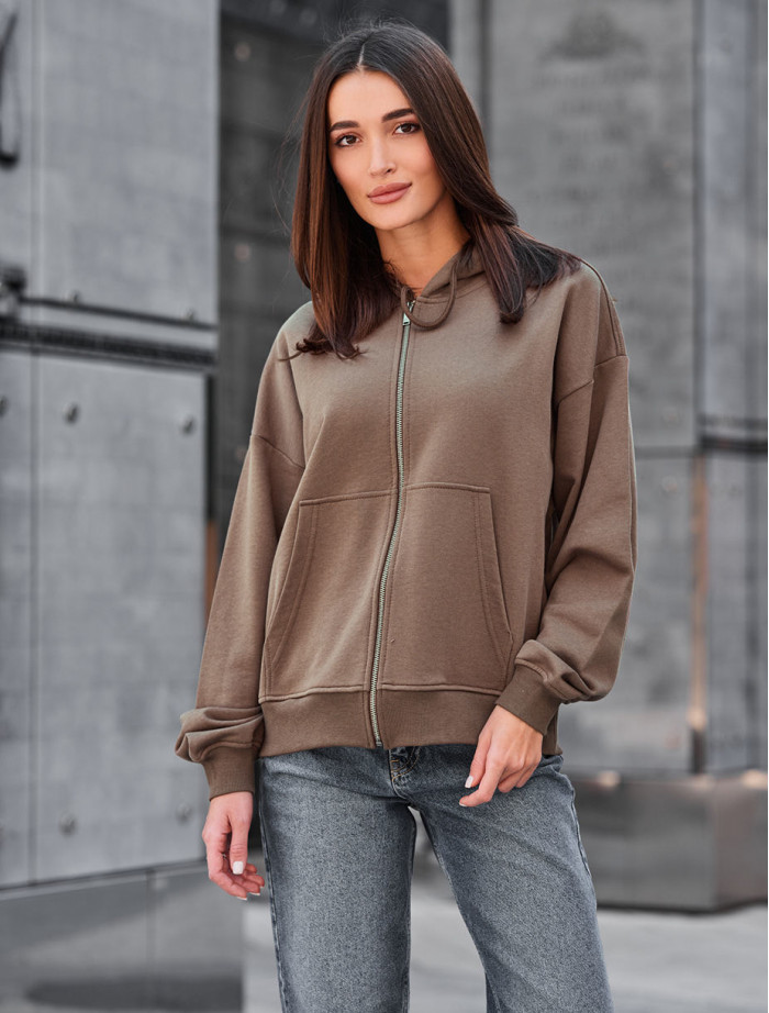 Bluza Staff fiz brown oversize