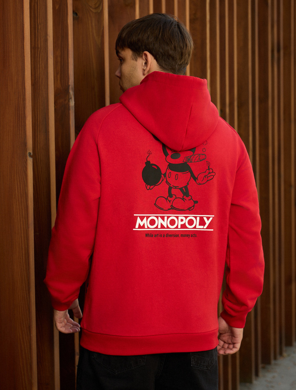 Bluza Staff monopoly oversize