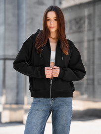 Bluza Staff fiz black oversize fleece