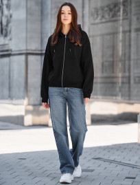 Bluza Staff fiz black oversize fleece