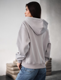 Bluza Staff fiz light gray oversize fleece