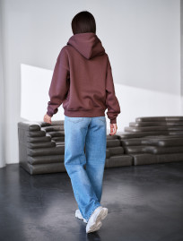 Bluza Staff fiz brown oversize fleece