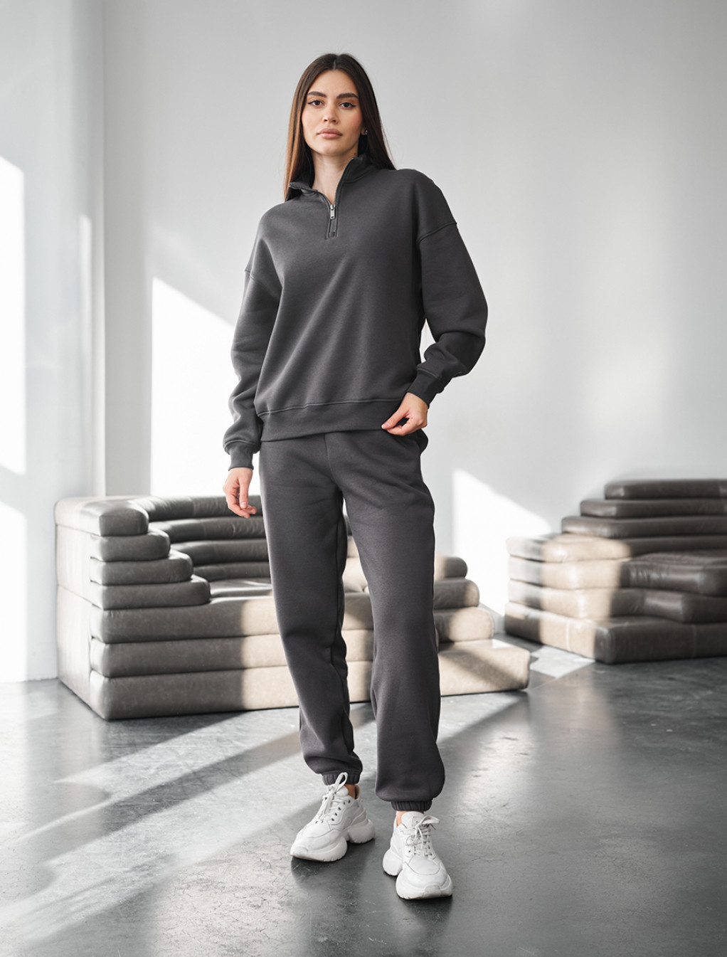 Dres Staff dark gray fleece