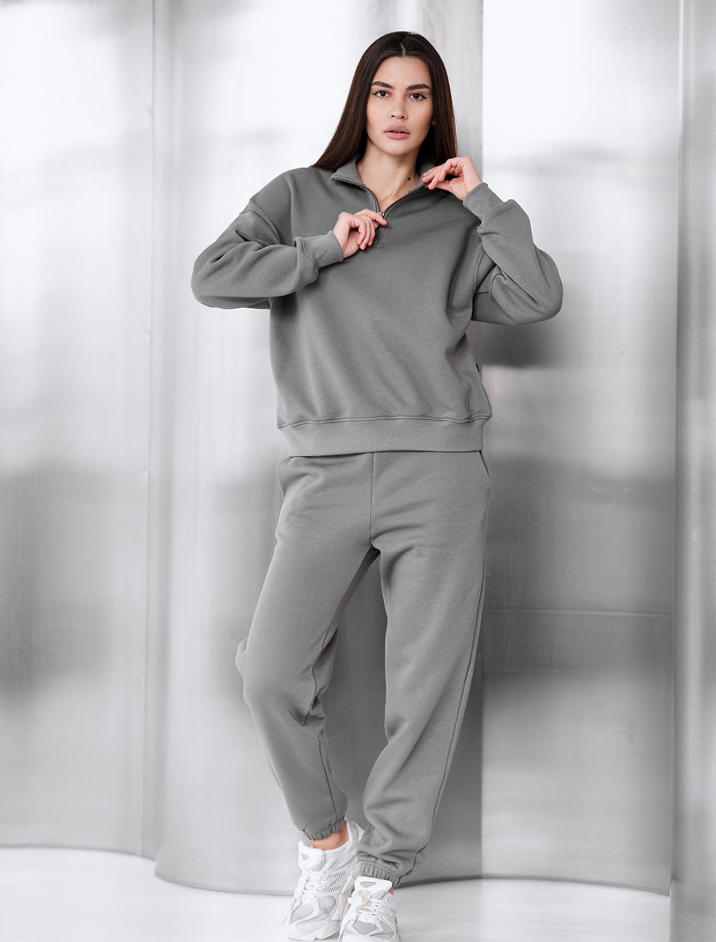 Dres Staff gray fleece