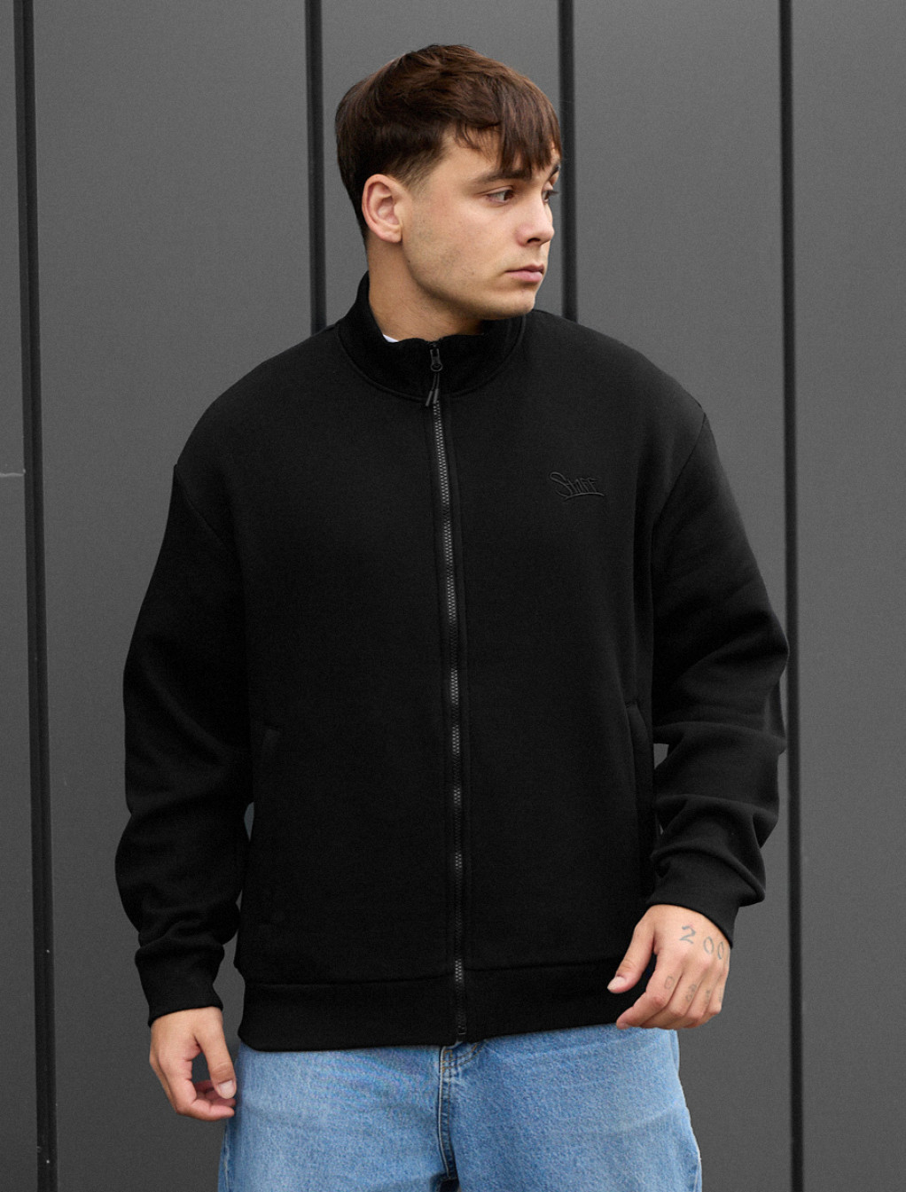 Olimpijka Staff chi black logo oversize fleece