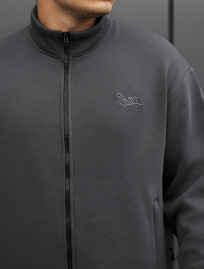 Olimpijka Staff chi dark gray logo oversize fleece