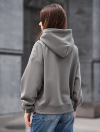 Bluza Staff ti gray oversize fleece