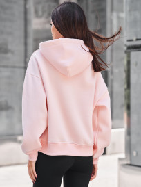 Bluza Staff ti light pink oversize fleece