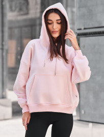 Bluza Staff ti light pink oversize fleece