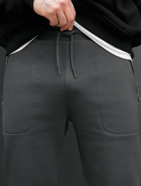 Spodnie dresowe Staff nib gray fleece