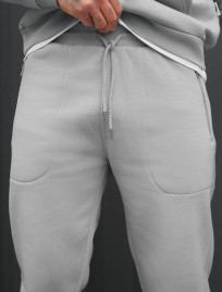 Spodnie dresowe Staff nib light gray fleece