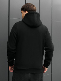 Bluza Staff zip basic black fleece
