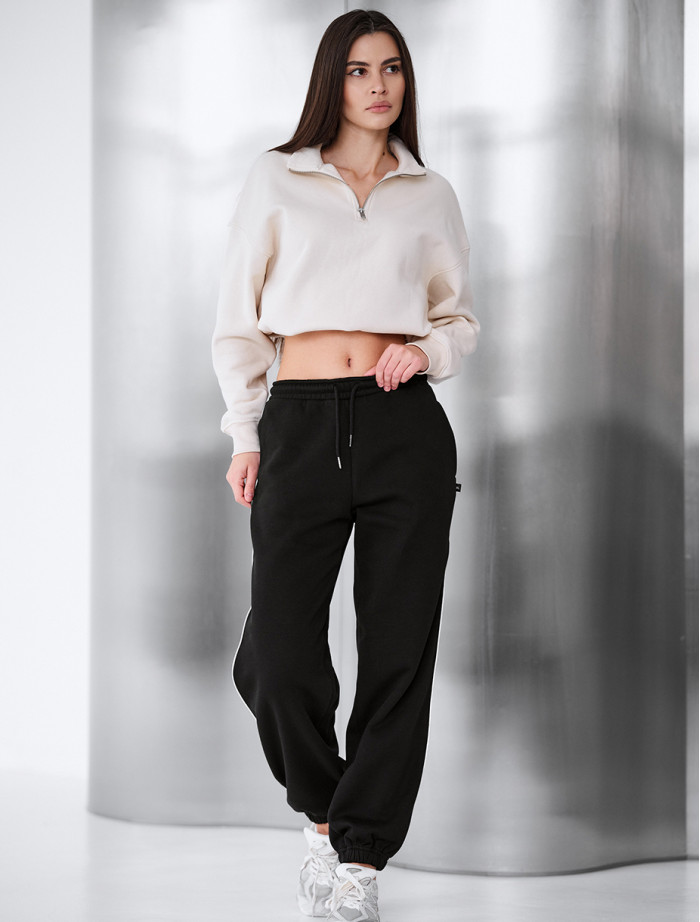 Spodnie dresowe Staff ret black reflective fleece