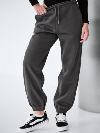 Spodnie dresowe Staff ret dark gray reflective fleece