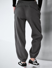 Spodnie dresowe Staff ret dark gray reflective fleece