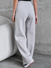 Spodnie Staff ril light gray fleece