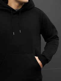 Bluza Staff black logo fleece