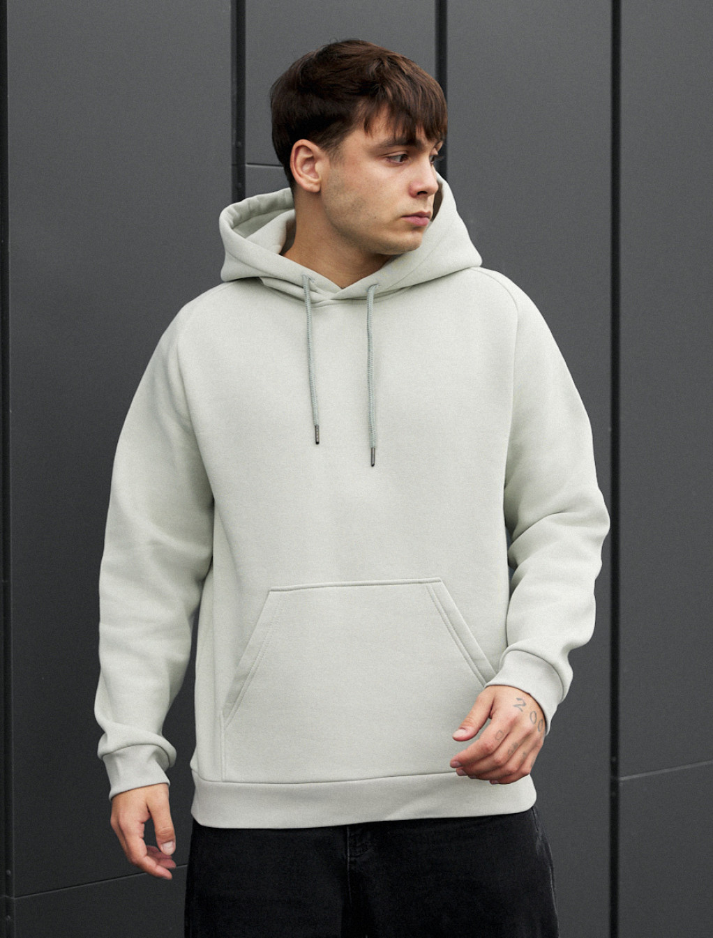 Bluza Staff light gray fleece