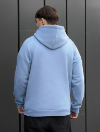 Bluza Staff light blue logo fleece