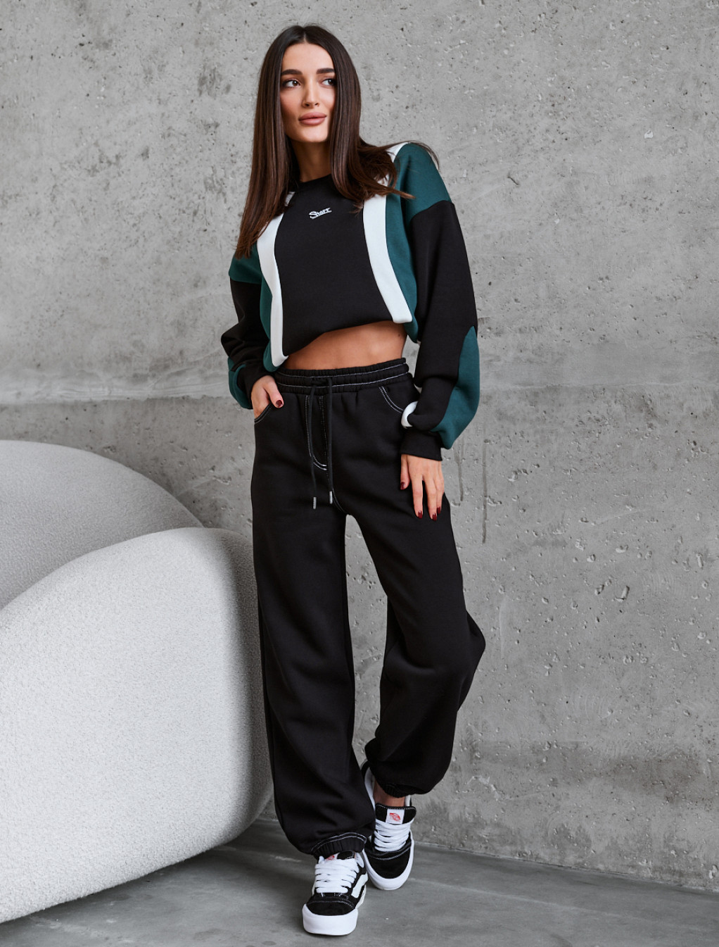 Spodnie dresowe Staff ki black fleece