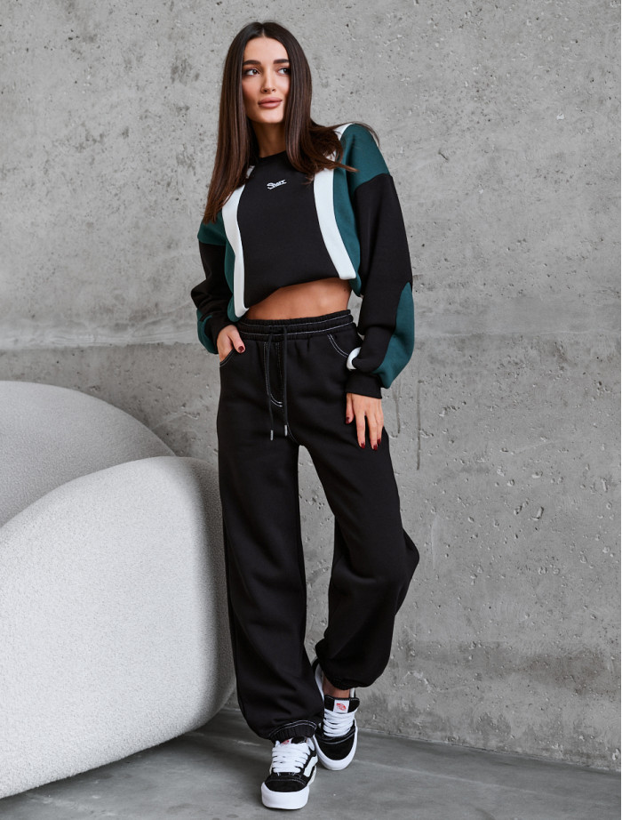 Spodnie dresowe Staff ki black fleece