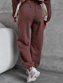 Spodnie dresowe Staff ki brown fleece