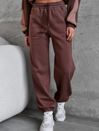Spodnie dresowe Staff ki brown fleece