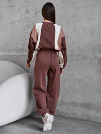 Spodnie dresowe Staff ki brown fleece