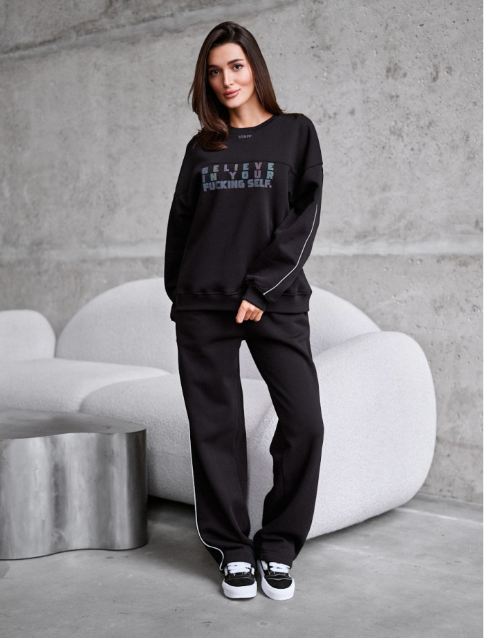 Dres Staff sta black oversize fleece