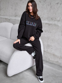 Dres Staff sta black oversize fleece