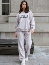 Dres Staff sta light gray oversize fleece