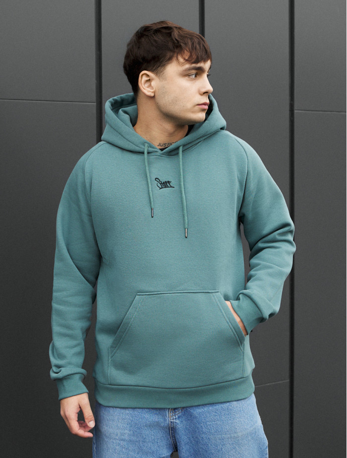 Bluza Staff turquoise logo fleece