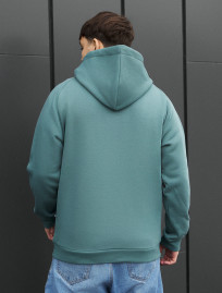 Bluza Staff turquoise logo fleece
