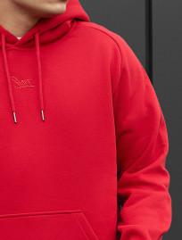 Bluza Staff red logo fleece