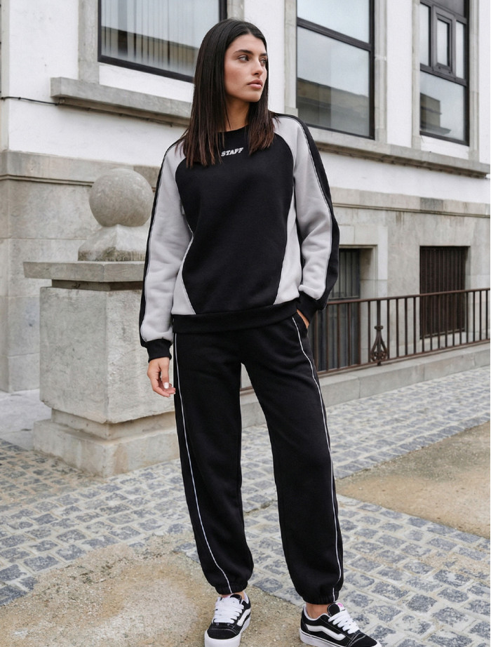 Dres Staff ram black & light gray logo fleece