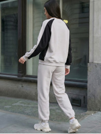 Dres Staff ram light gray & black logo fleece