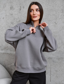 Olimpijka Staff le gray oversize fleece